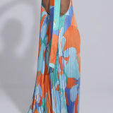 Tuotekuva – Isla – Tyylikäs pliseerattu mekko halter-pääntiellä