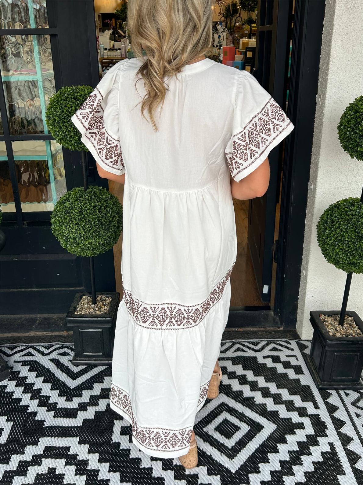 Tuotekuva – Hanna – Tyylikäs boho-henkinen mekko