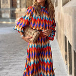 Tuotekuva – Baur Modehaus – Kuvioitu midimekko