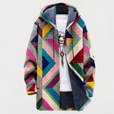 Tuotekuva – Zara™ – Geometrisesti kuvioitu huppari