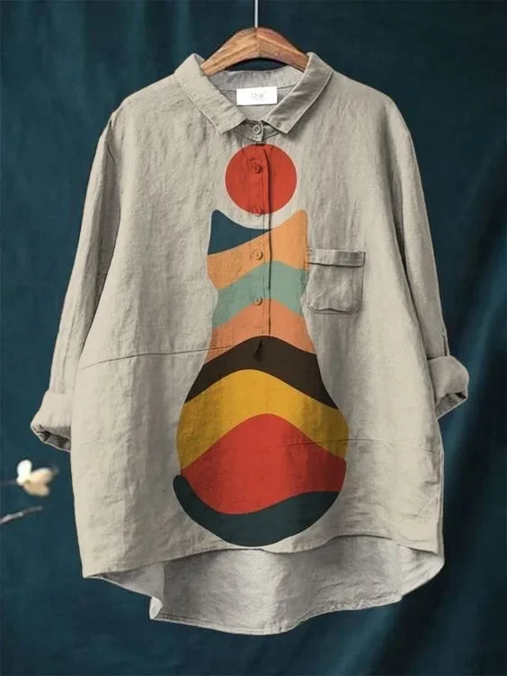 Tuotekuva – Uluru™ – Kissa-aiheinen T-paita