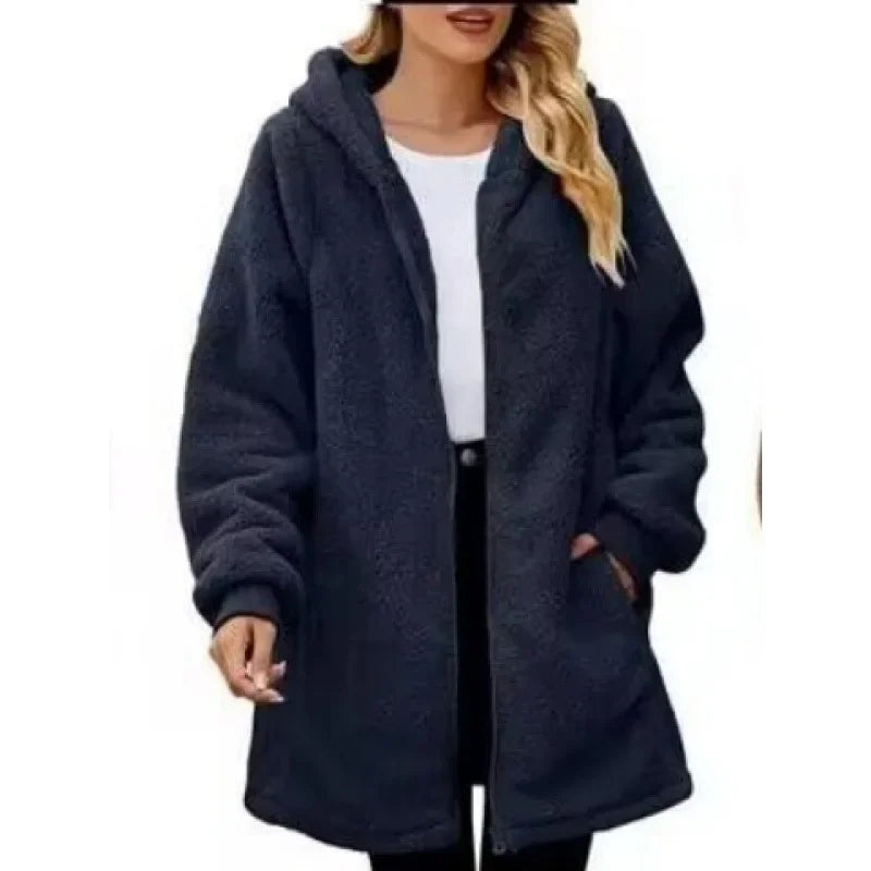 Tuotekuva – Annika™ – Lämmin takki hupulla