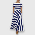 Tuotekuva – Lorie™ – Tyylikäs raidallinen mekko