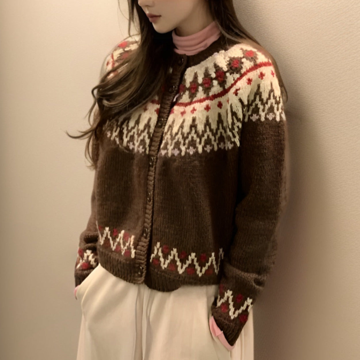Tuotekuva – Alia – Vintage-henkinen pohjoismainen neule