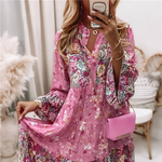 Tuotekuva – Ashley™ – Boho-henkinen kuvioitu mekko