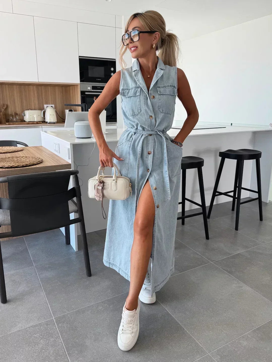 Tuotekuva – Diane™ – Denim maksimekko