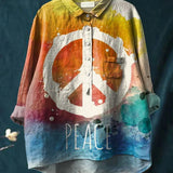 Tuotekuva – Hippie™ – Rauhanaiheinen T-paita