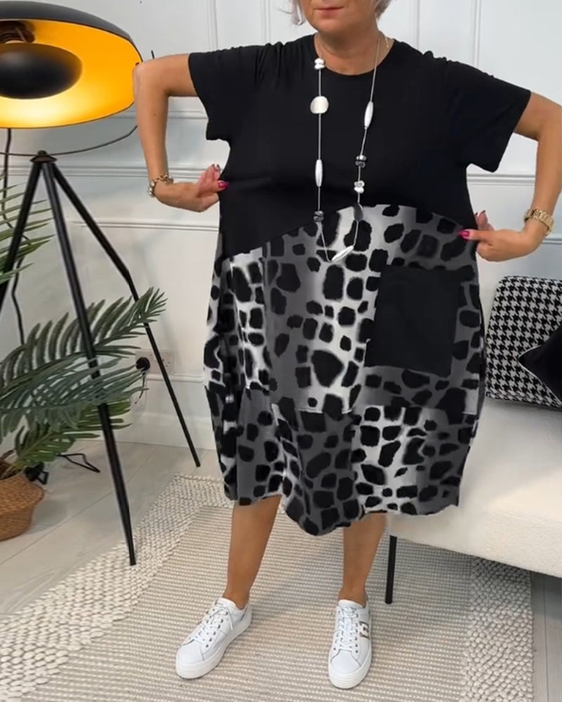 Tuotekuva – Sherlene – Kuvioitu mekko