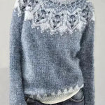 Tuotekuva – SILVIA – Naisten vintage-henkinen neule
