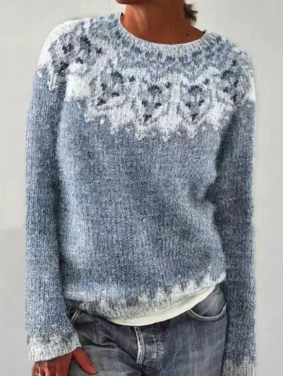 Tuotekuva – SILVIA – Naisten vintage-henkinen neule