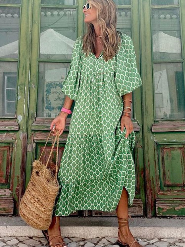 Tuotekuva – Merel™ – Boho-henkinen maksimekko
