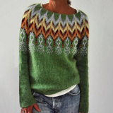 Tuotekuva – SILVIA – Naisten vintage-henkinen neule