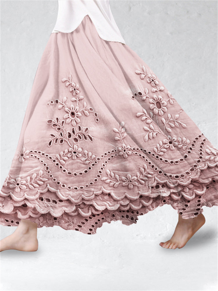 Tuotekuva – Aurette™ – Boheemihenkinen kuviollinen hame
