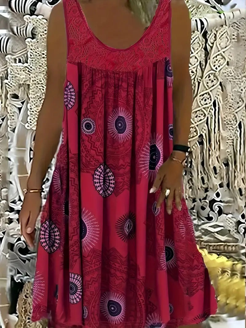 Tuotekuva – Allure – Kuvioitu mekko