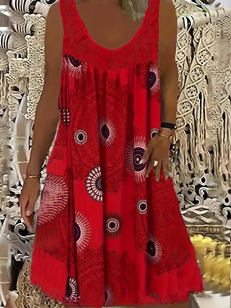 Tuotekuva – Allure – Kuvioitu mekko