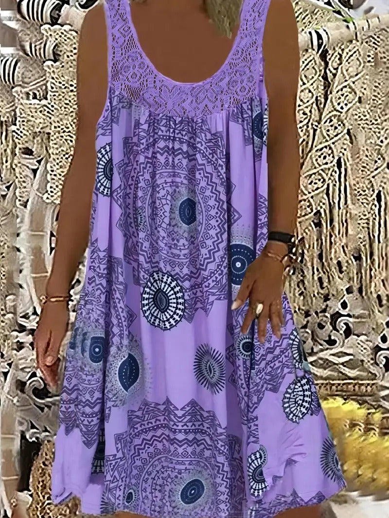 Tuotekuva – Allure – Kuvioitu mekko