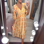 Tuotekuva – Isabella™ – Boho-henkinen kuvioitu mekko