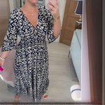 Tuotekuva – Isabella™ – Boho-henkinen kuvioitu mekko