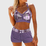 Tuotekuva – Janelle – Korkealeikkauksinen ribbineuloksinen bikini