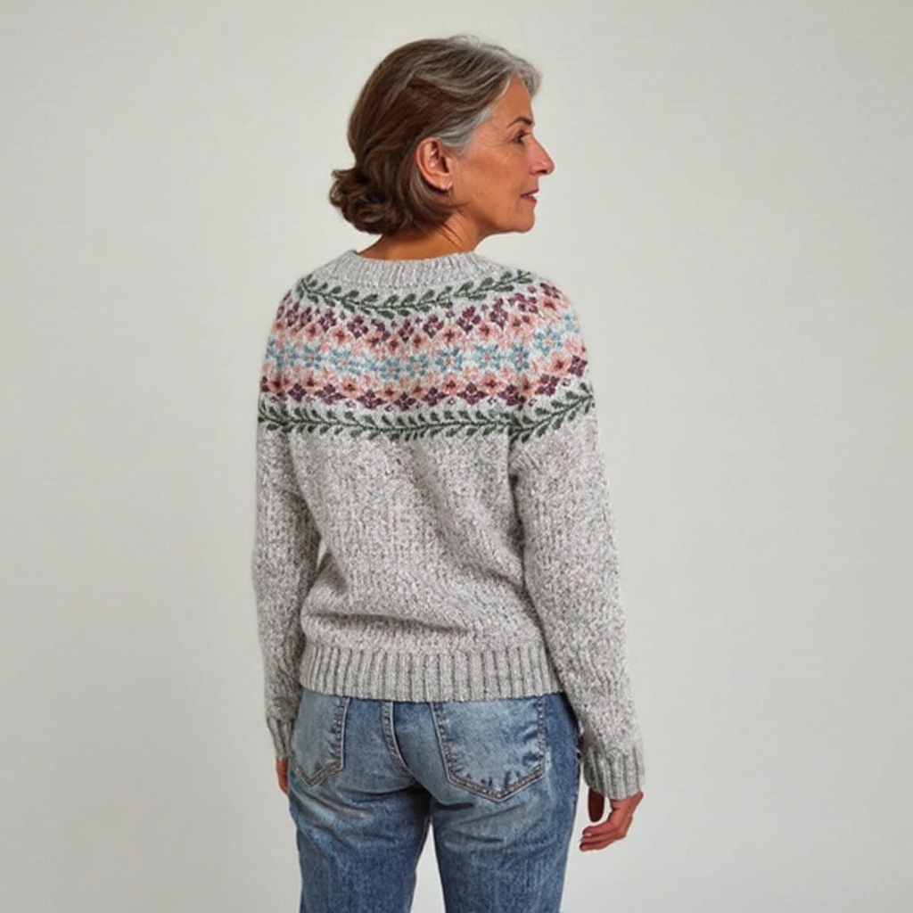 Tuotekuva – Bridget – Vintage-henkinen pohjoismainen neule
