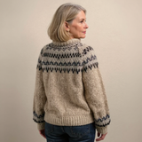 Tuotekuva – Ashley – Naisten vintage-henkinen pohjoismainen neule