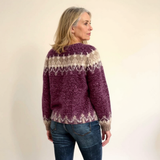 Tuotekuva – Samantha – Naisten vintage-henkinen pohjoismainen neule