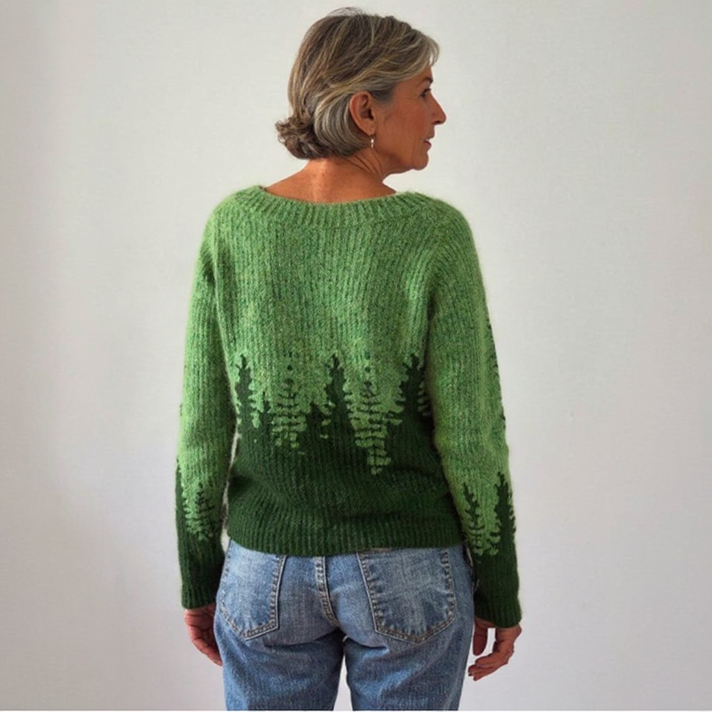 Tuotekuva – Paisley – Vintage-henkinen pohjoismainen neule