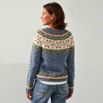 Tuotekuva – Lucy – Naisten vintage-henkinen pohjoismainen neule