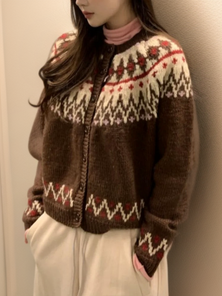 Tuotekuva – Alia – Vintage-henkinen pohjoismainen neule
