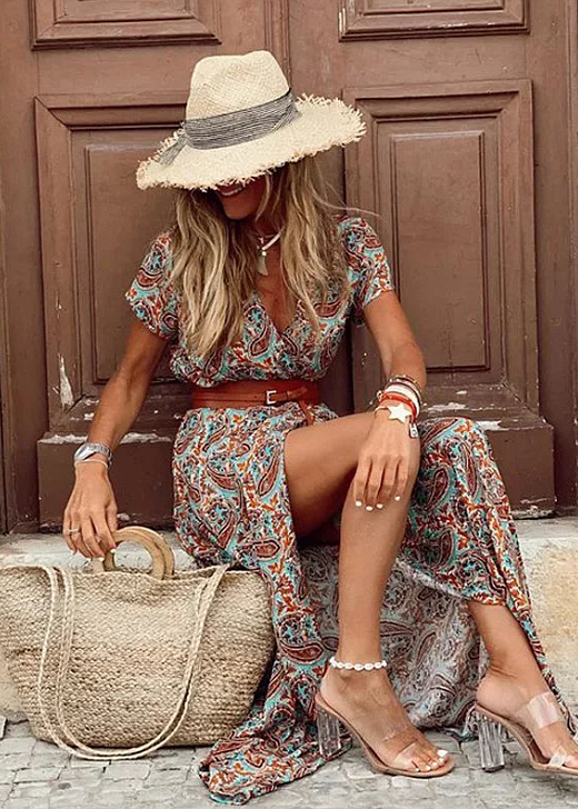 Tuotekuva – Tahlee™ – Tyylikäs boho-henkinen maksimekko