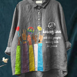 Tuotekuva – Hippie™ – Rauhanaiheinen T-paita
