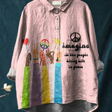 Tuotekuva – Hippie™ – Rauhanaiheinen T-paita