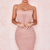 Leïla | Muotoileva bustier-mekko