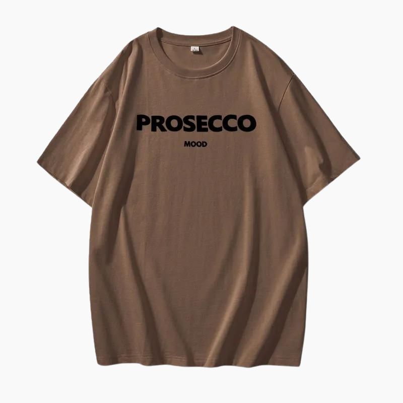 Tuotekuva – Mood – Prosecco-aiheinen T-paita