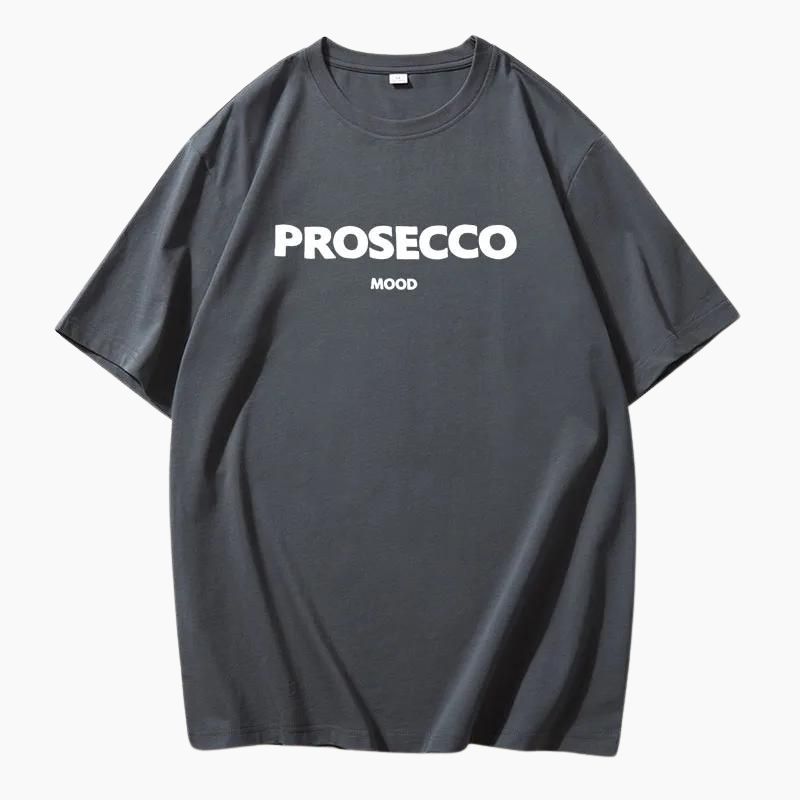 Tuotekuva – Mood – Prosecco-aiheinen T-paita