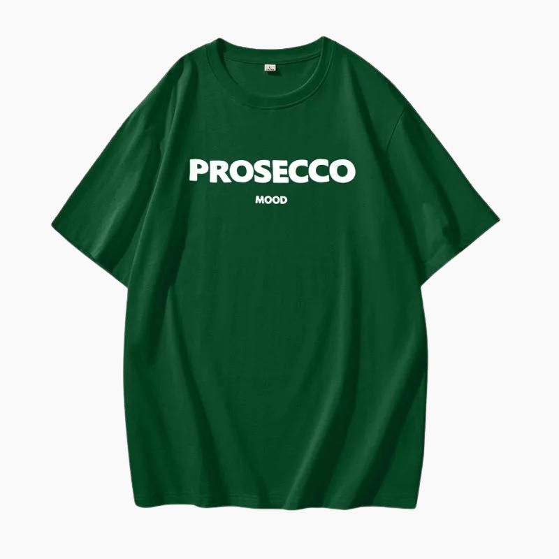 Tuotekuva – Mood – Prosecco-aiheinen T-paita