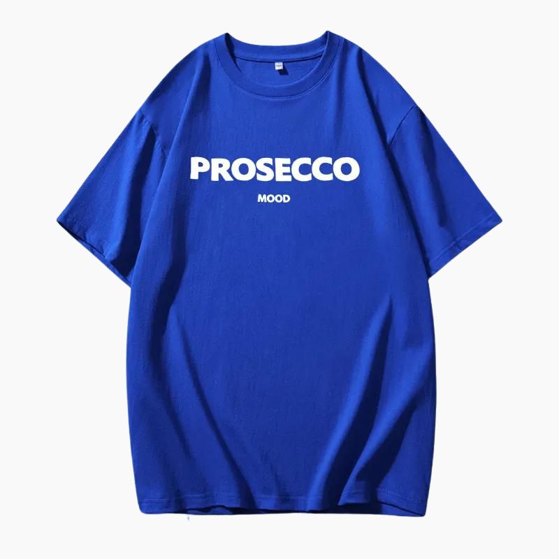 Tuotekuva – Mood – Prosecco-aiheinen T-paita