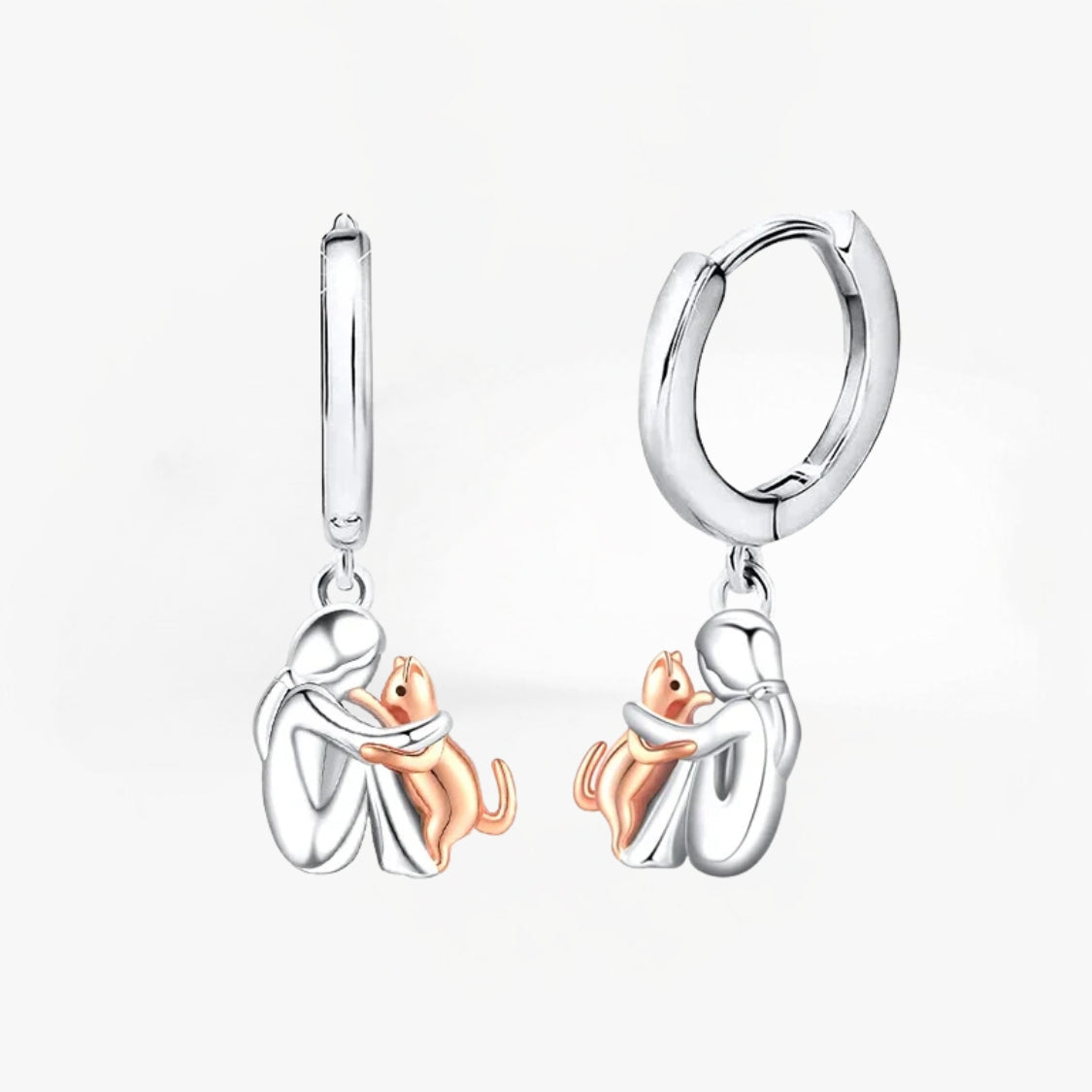 Tuotekuva – Lily™ – Kissa-aiheiset korvakorut