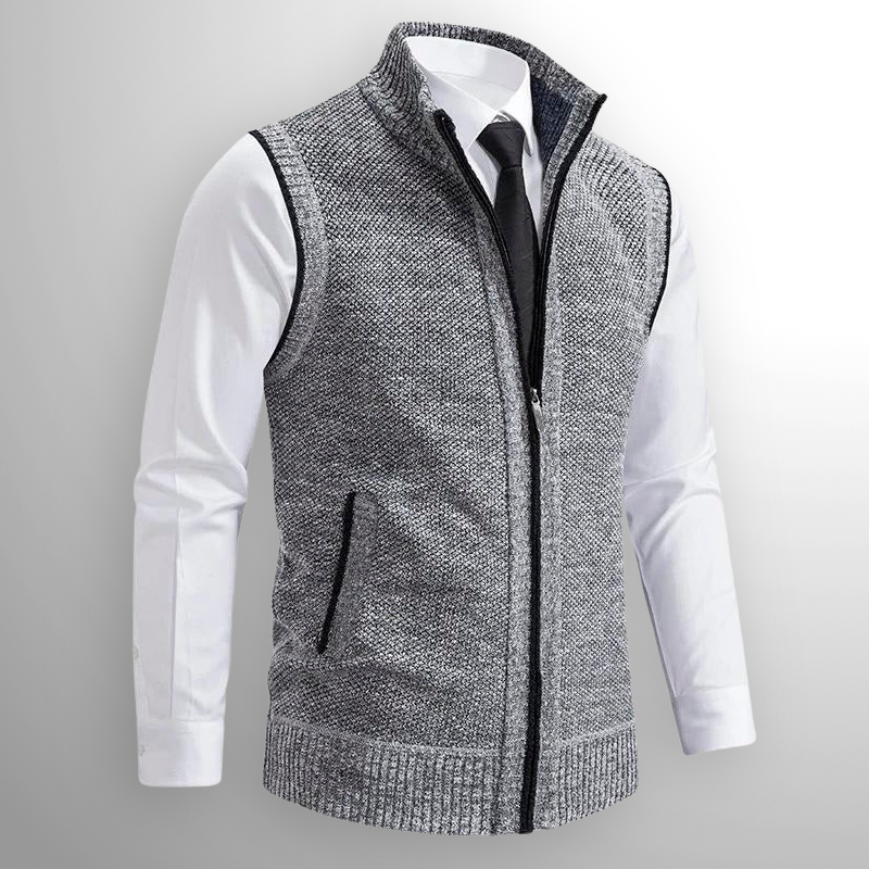 Tuotekuva – Harrison™ – Vetoketjullinen neuleliivi