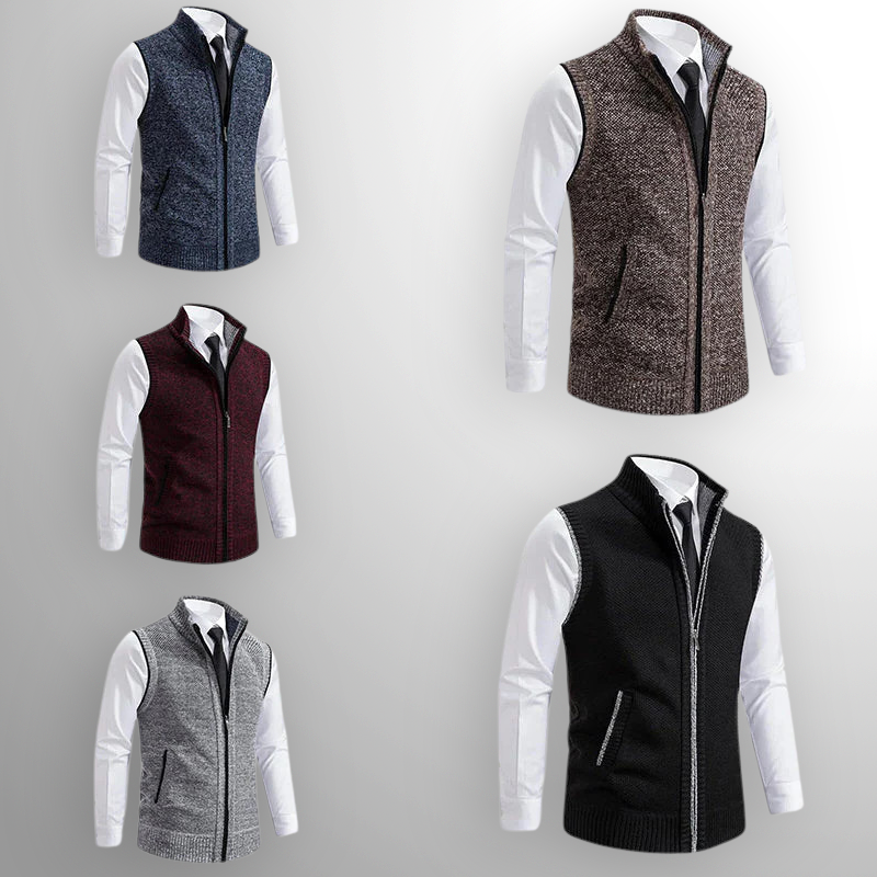 Tuotekuva – Harrison™ – Vetoketjullinen neuleliivi